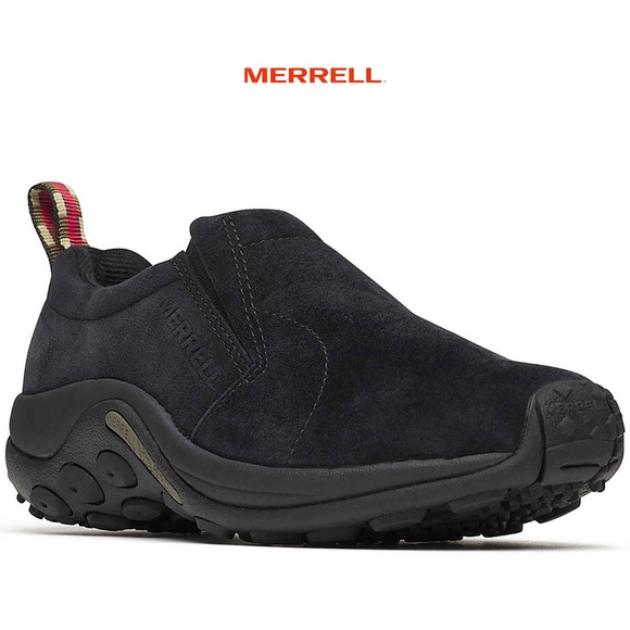 MERREL MEN NEW JUNGLE MOC MIDNIGHT SUEDE ATHLETIC SLIP-ON SNEAKERS. SIZE 12M - Picture 1 of 12